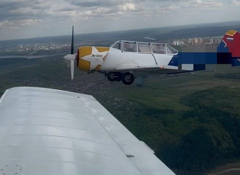 Вооруженный дробовиком Як-52 впервые взлетел для истребления дронов