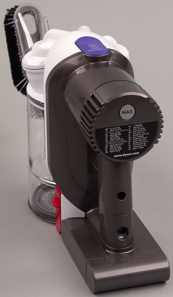 Пылесос Dyson DC43H Mattress, вид сзади Пылесос Dyson DC43H Mattress, вид сзади