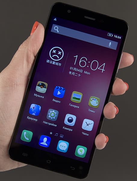 Внешний вид Jiayu S3