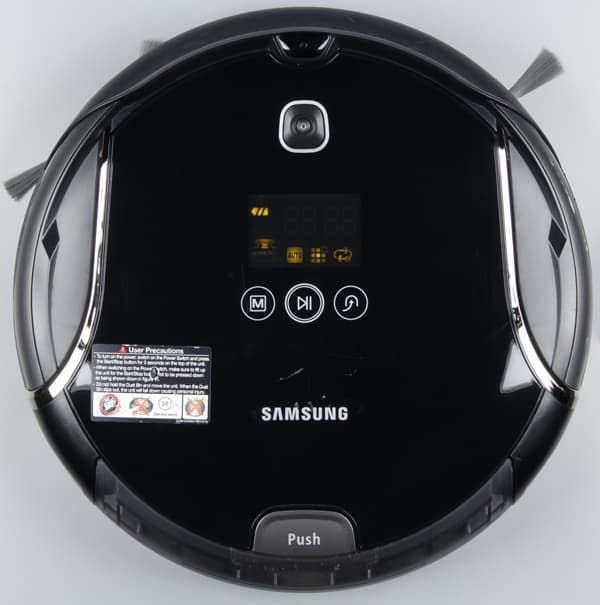 Робот-пылесос Samsung NaviBot-S SR8980, вид сверху Робот-пылесос Samsung NaviBot-S SR8980, вид сверху