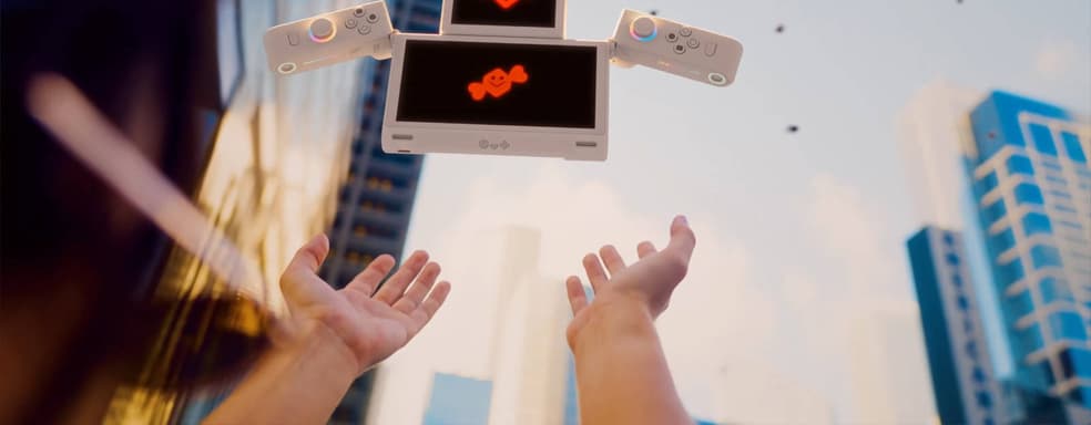 Причудливый трансформер: открылся предзаказ на портативную консоль с двумя экранами ONEXSUGAR Sugar 1