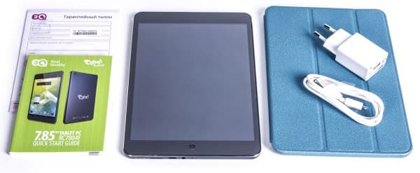 Комплектация планшета 3Q Glaze RC7804F