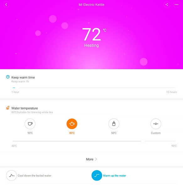 Электрический чайник с управлением по Bluetooth Xiaomi MiJia Smart Kettle