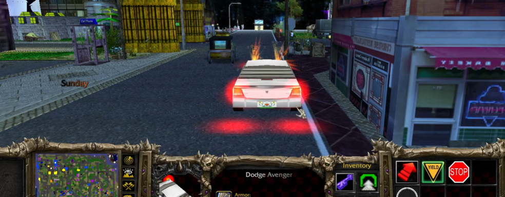 GTA воссоздали в RTS Warcraft 3 с механикой угона авто, мод совместим с современной Reforged-версией