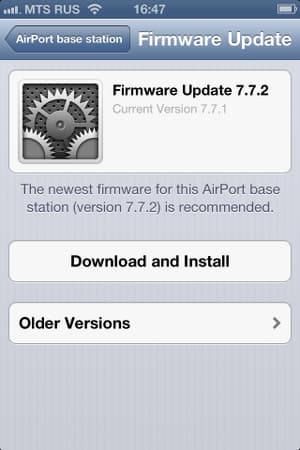 Настройка Apple AirPort Extreme в iOS Настройка Apple AirPort Extreme в iOS