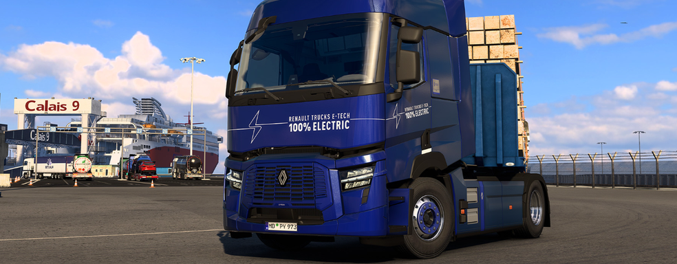 В Euro Truck Simulator 2 впервые за 12 лет появился электрогрузовик. Игра оказалась не готова к полноценному релизу модели