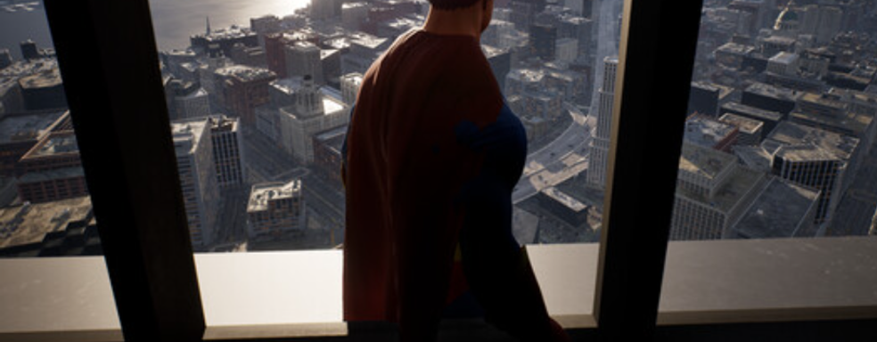 В Steam собираются выпустить игру про Супермена на Unreal Engine и с возможностью полёта в космос