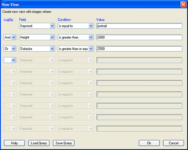 Поиск изображений в базе данных ImageKeep Express
