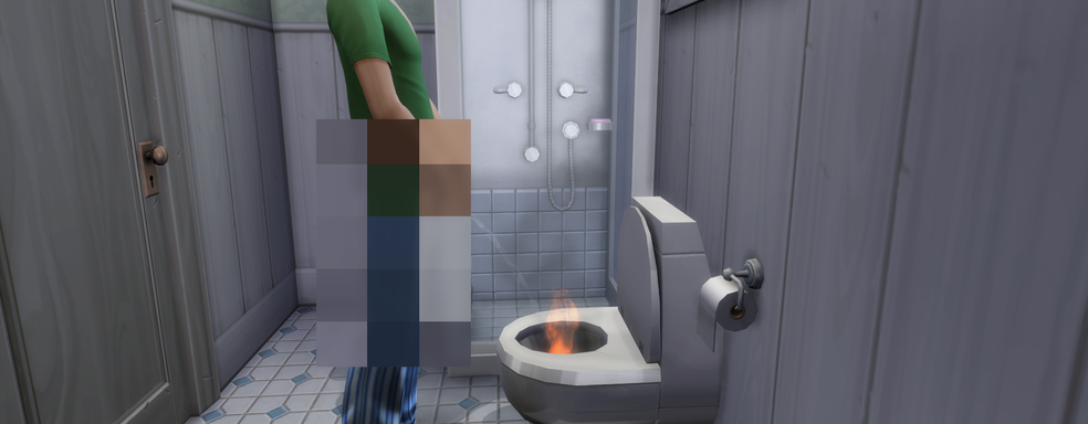 The Sims 4: после обновления симы поджигают туалеты