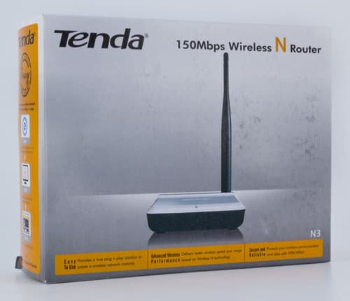 Упаковка роутера Tenda N3 Укаковка роутера Tenda N3