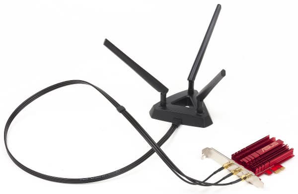 Внешний вид беспроводного адаптера ASUS PCE-AC66 Внешний вид беспроводного адаптера ASUS PCE-AC66