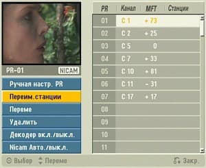 TV-Program list