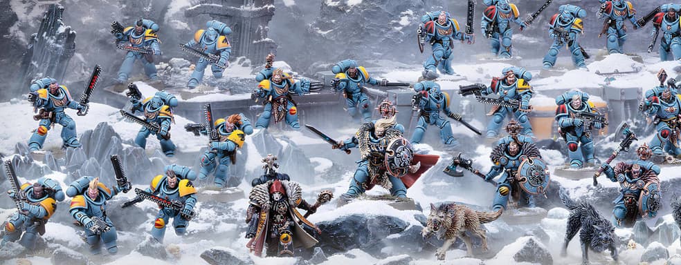 Авторы настолки Warhammer 40,000 показали миниатюры Космических Волков, Дреднайта и новые кодексы