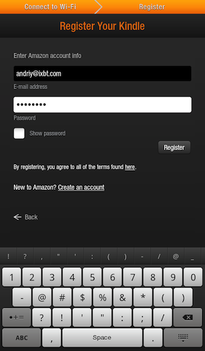 Скриншот Kindle Fire