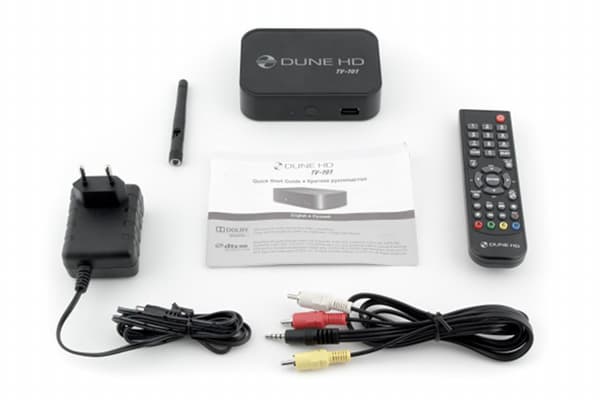 Комплект поставки Dune HD TV-101W