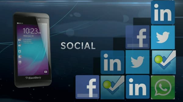 Социальные сети в BlackBerry 10 Социальные сети в BlackBerry 10