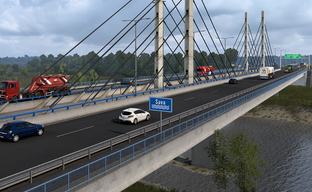 Западные Балканы в Euro Truck Simulator 2. Мосты и водоёмы на новых скриншотах