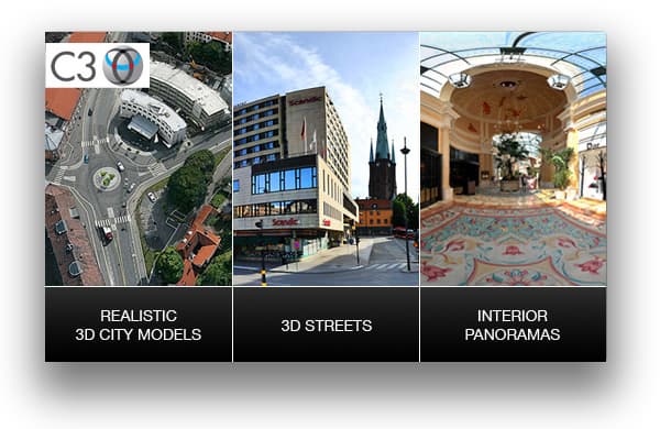 В С3 также поработали над адаптацией своей технологии для применения её для получения трёхмерных моделей интерьеров зданий