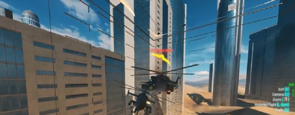 В Battlefield 2042 прячут вертолёты в здания. Битва асов внутри высотки