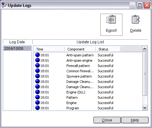 Журнал обновлений