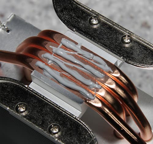 Arctic Freezer i32, распределение термопасты Arctic Freezer i32, распределение термопасты