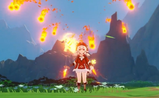 Утечка: сражение с Руинной гаргульей из Genshin Impact, показали обитателя нового региона Сумеру в действии