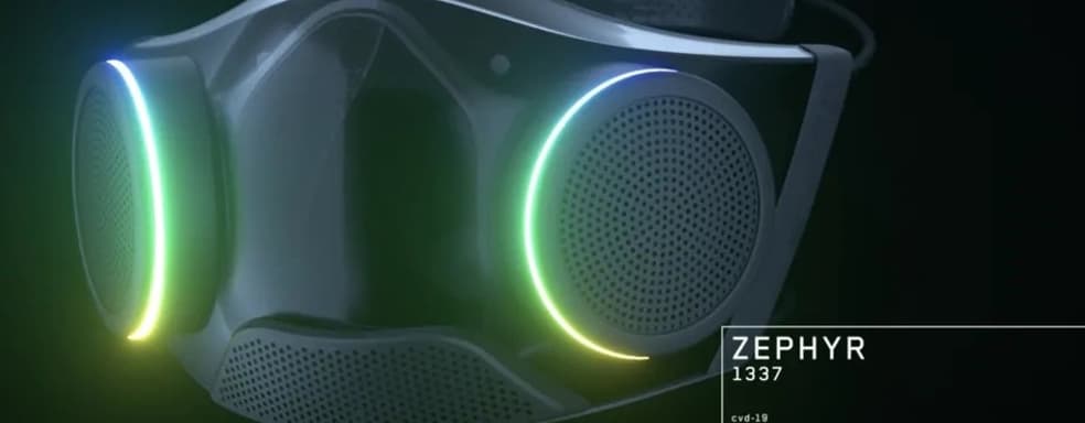 Razer открыла запись на бета-тестирование защитной маски с RGB-подсветкой