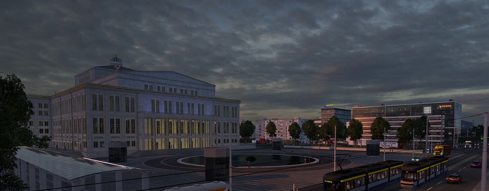 В Euro Truck Simulator 2 переделают Мюнхен, Лейпциг, Дрезден и Мангейм. Новые скриншоты обновления Германии из патча 1.53