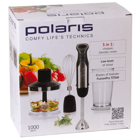 Блендер погружной Polaris PHB 1036AL Titan