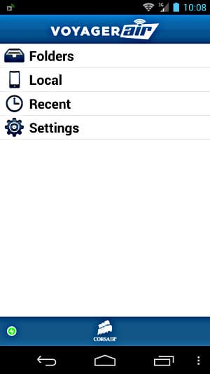 Утилита Corsair Voyager Air