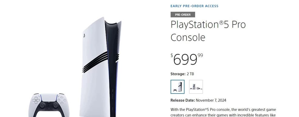 Ажиотажа вокруг предпродаж PS5 Pro в крупных странах не наблюдается