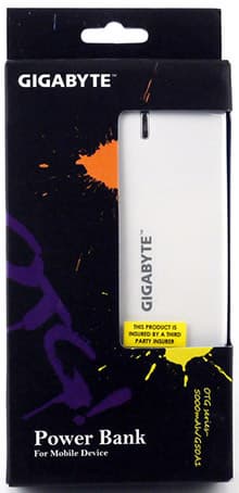 Gigabyte OTG G50A1: упаковка