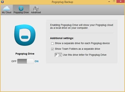 Интерфейс утилиты Pogoplug Backup