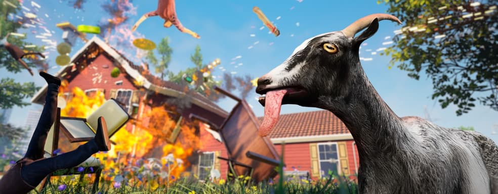 «Ремастер, о котором никто не просил» всё ближе к релизу. Смотрим трейлер улучшенной Goat Simulator Remastered