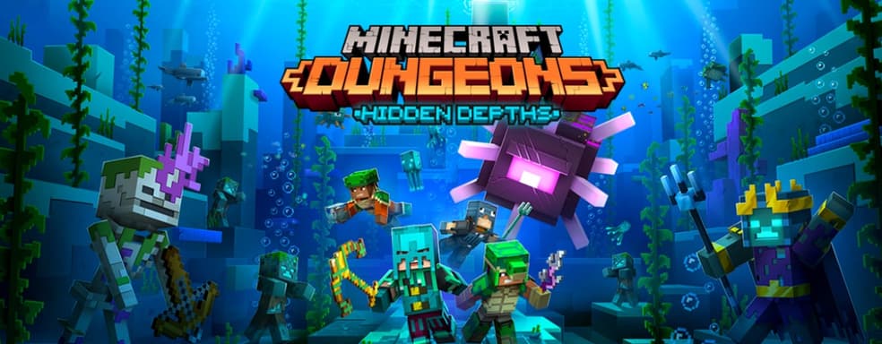 На дно – названа дата выхода нового DLC для Minecraft Dungeons