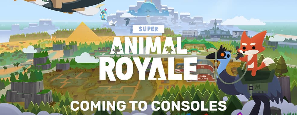 Super Animal Royale выйдет на консолях. Это бесплатная двухмерная королевская битва с животными