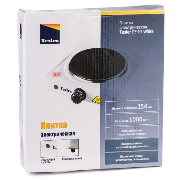 Одноконфорочная электроплитка Tesler PE-10