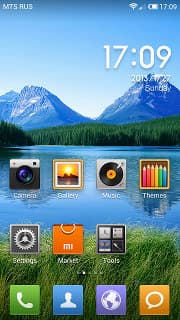 Интерфейс MIUI в Xiaomi Mi-Two