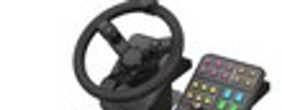 Педали, руль и панель управления Saitek для Farming Simulator
