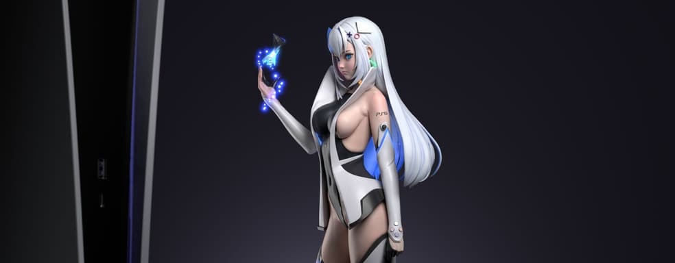 Открылся предзаказ на фигурку PS5-тян c док-станцией для DualSense за 24 тысячи рублей