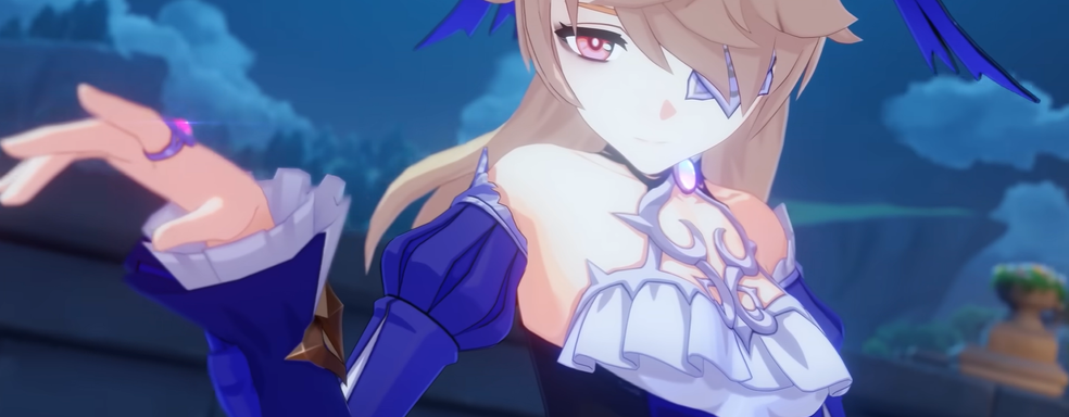 Создатели Genshin Impact в подробностях показали бесплатный облик Фишль и премиальный наряд Дилюка