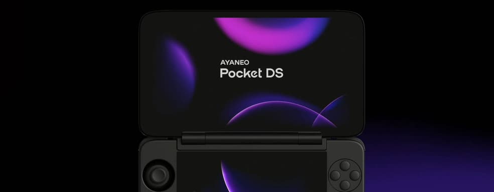 Ayaneo анонсировала складную Android-портативку с двумя экранами Pocket DS