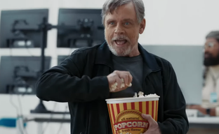 Mark Hamill throws popcorn and teaches Jedi wisdom in Star Wars Jedi Survivor commercial