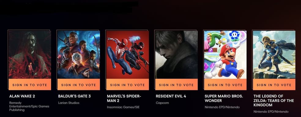 Игры для Xbox номинировали на звание «Игра года» за 10 лет The Game Awards всего дважды