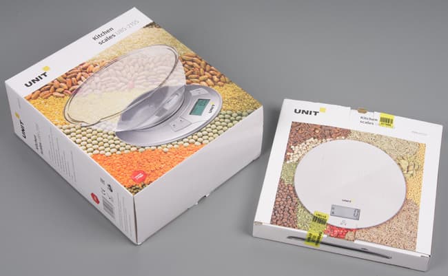 Кухонные весы Unit UBS-2150 и UBS-2155. Коробки Кухонные весы Unit UBS-2150 и UBS-2155. Коробки