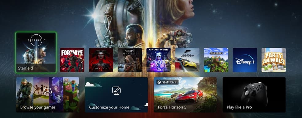 «Добро пожаловать в новый Xbox Home»: консоли Xbox получат новый дизайн с изменённым расположением меню