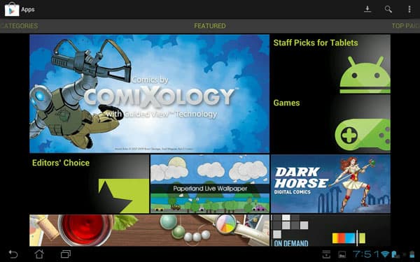 Скриншот ASUS Transformer Pad Infinity