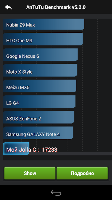 Скриншот Sailfish OS