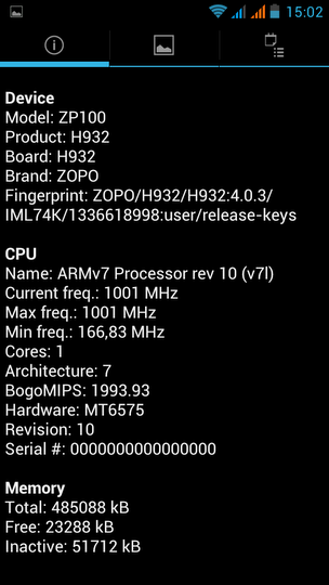 Обзор коммуникатора Zopo ZP100