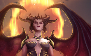 Реклама Diablo 4 возмутила активистку. Рогатая женщина с баннера вызывает кошмары и унижает город